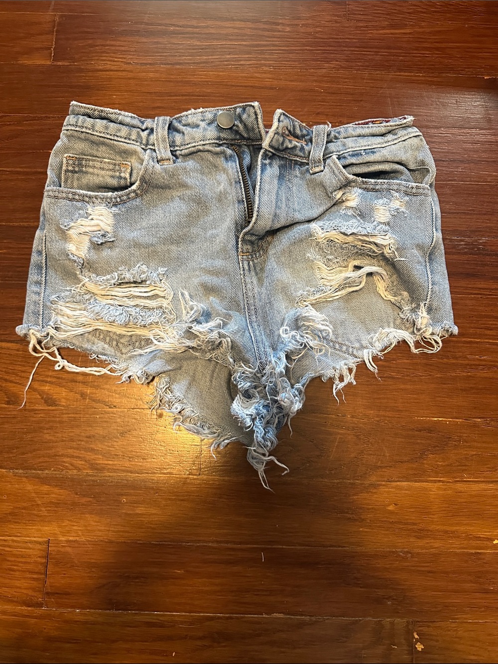 Light Blue Denim Women's Cutoff Shorts Women’s XS